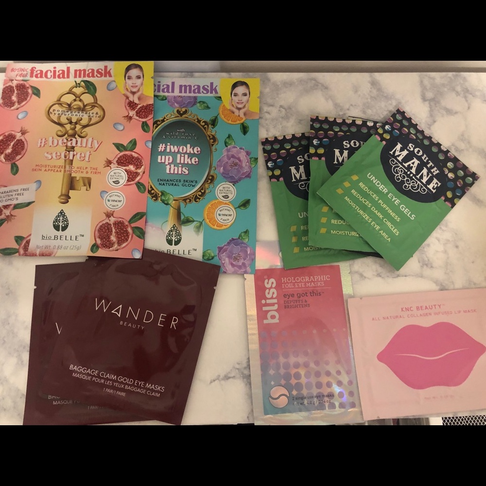 Skin care face sheet mask lot